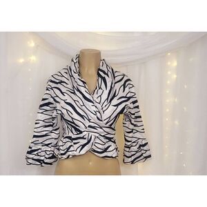 Samuel Dong zebra blouse